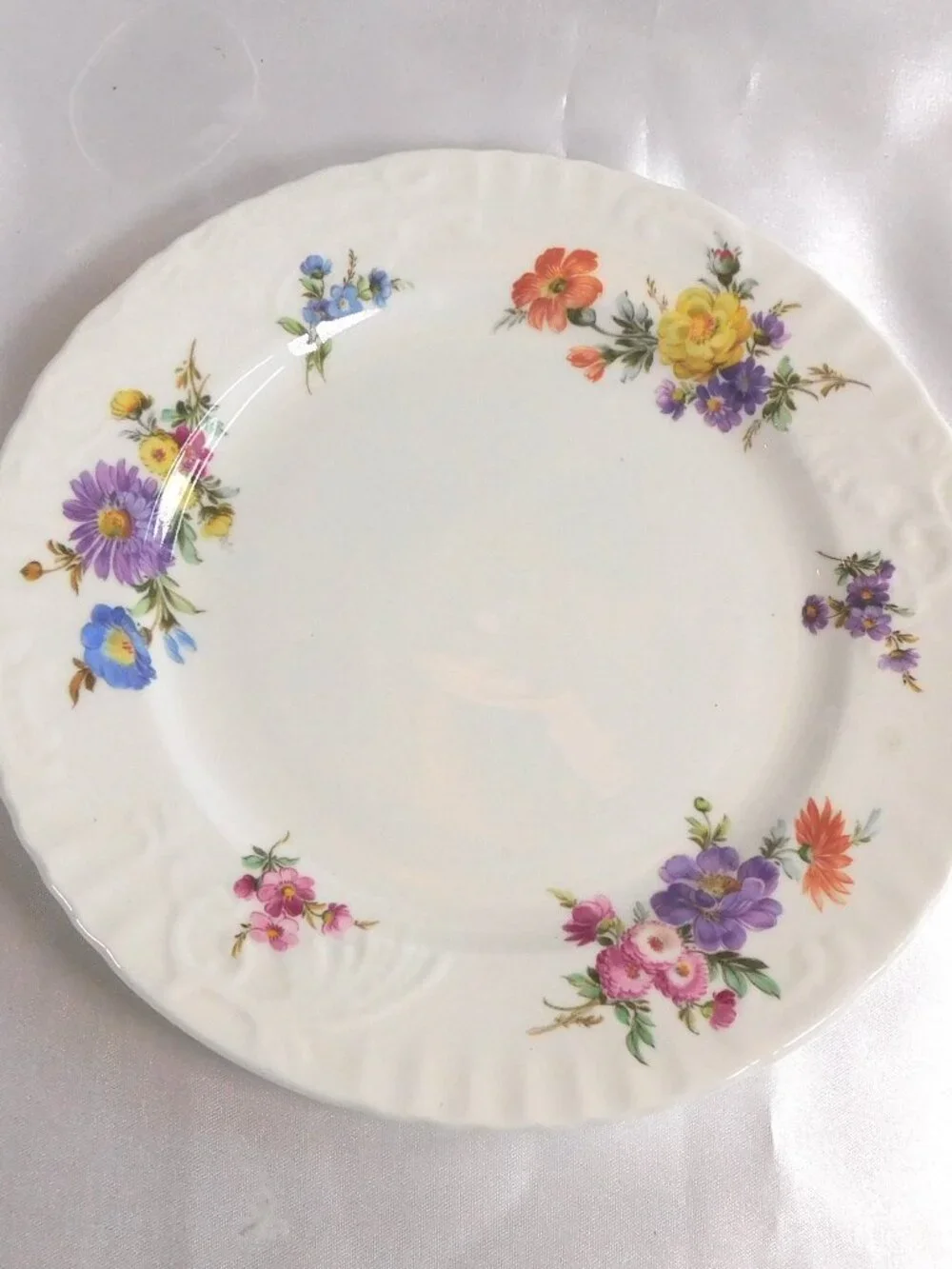 Hammersley Bone China Teacup Saucer and Luncheon Plate Set # 22229